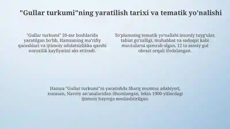 "Gullar turkumi" 4