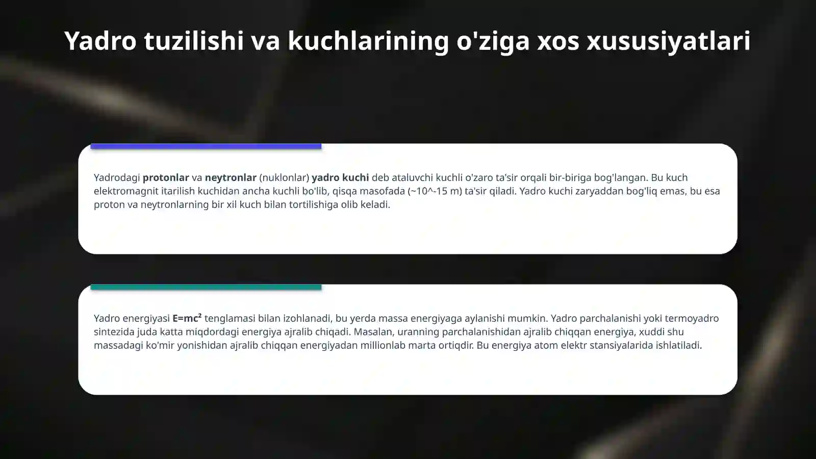 Atom yadrosi fizikasi 4