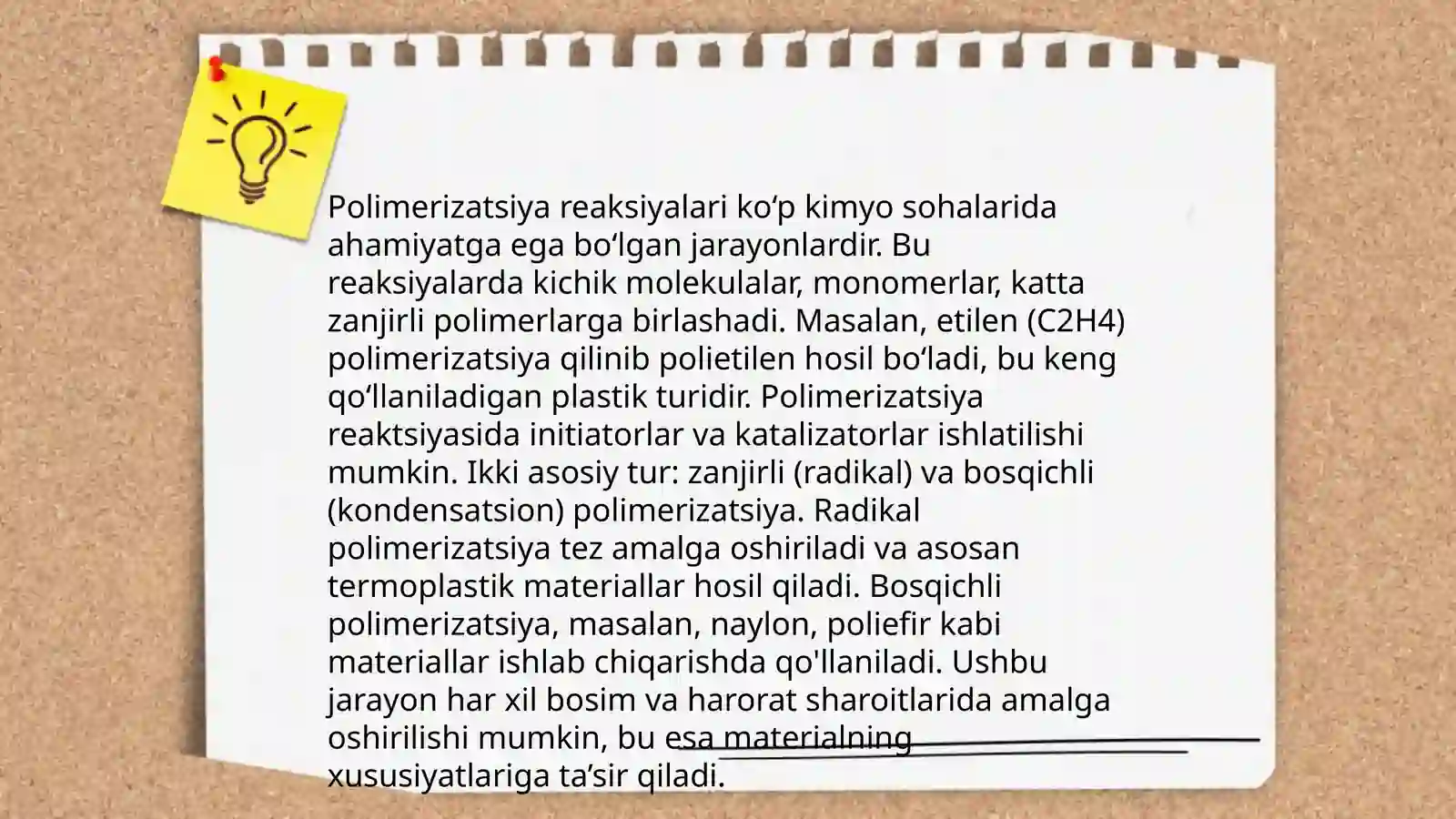 Polimerlar kimyosi 4