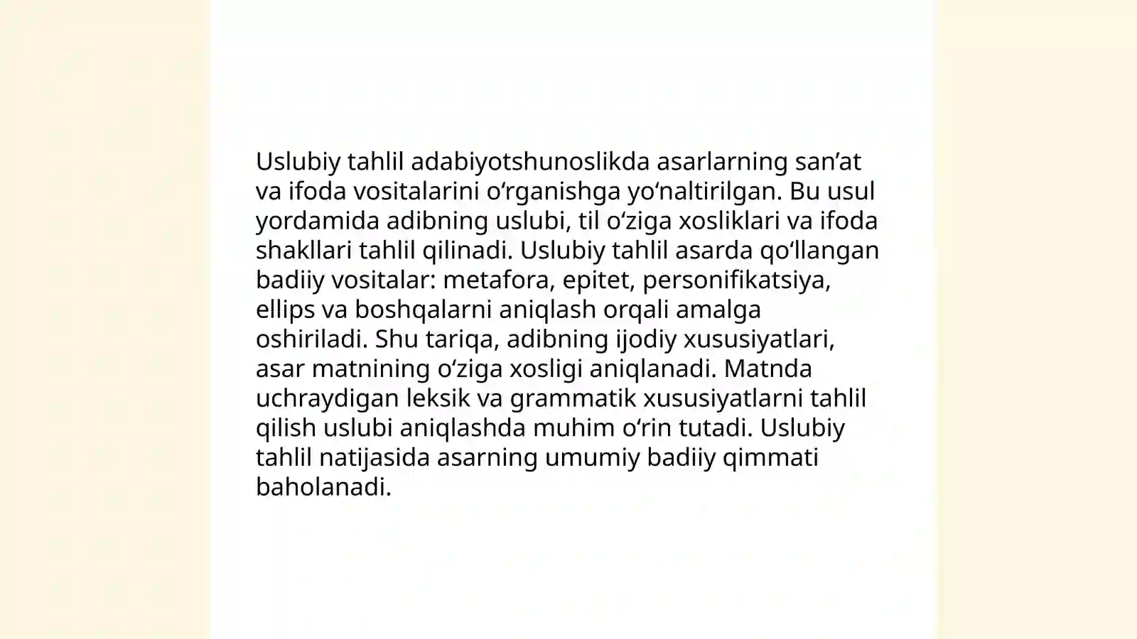 Uslubiyat 4
