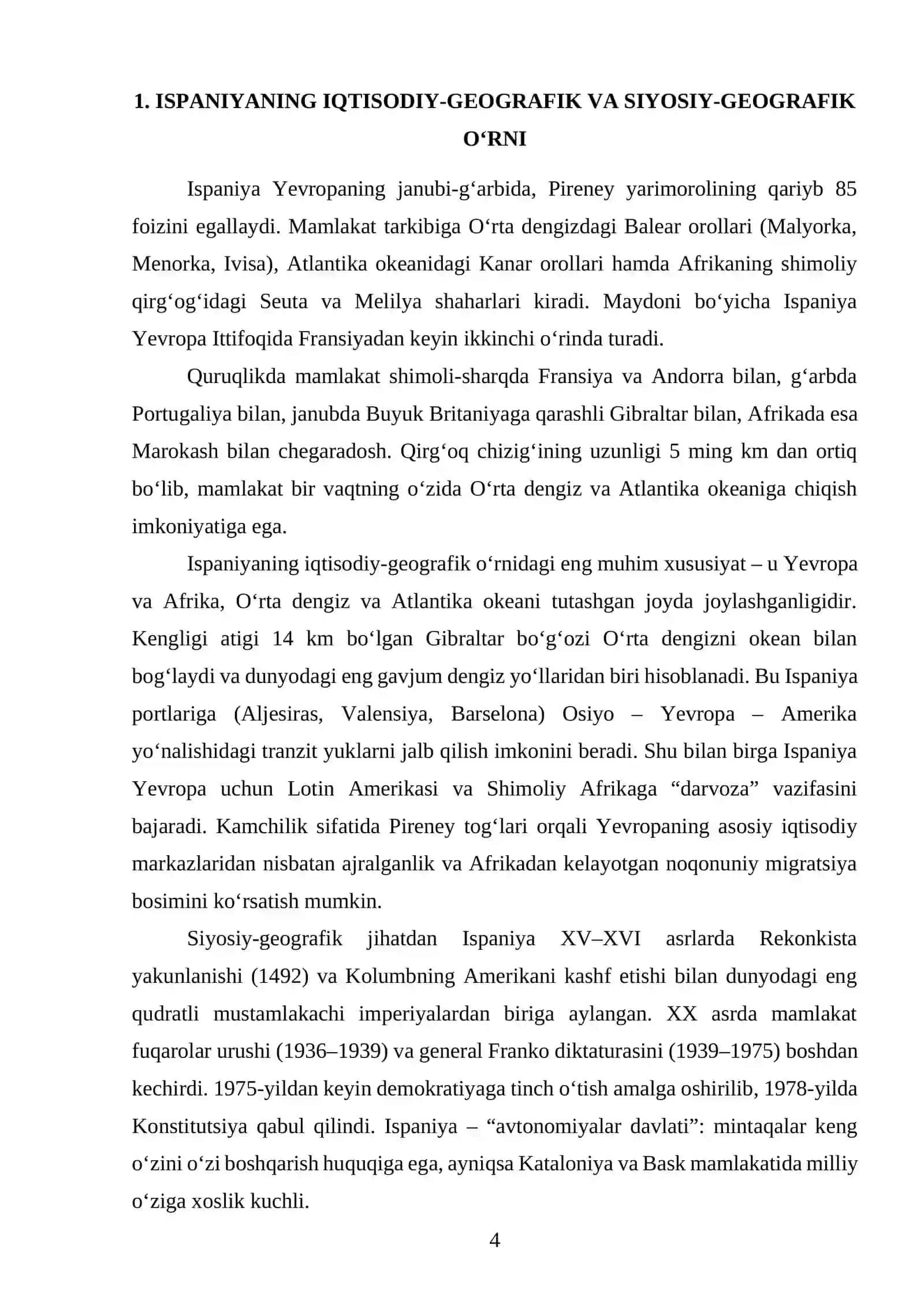 ispaniyaga iqtisodiy geografik tavsif 4