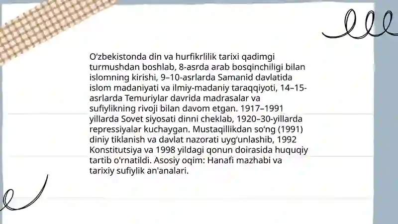 Din va hurfikrlilik 4