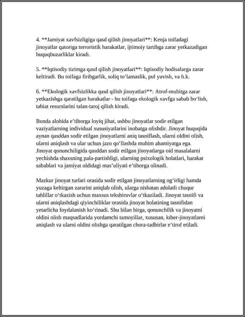 QASDDAN SODIR ETILGAN JINOYATLARNI TAHLIL QILISH 4
