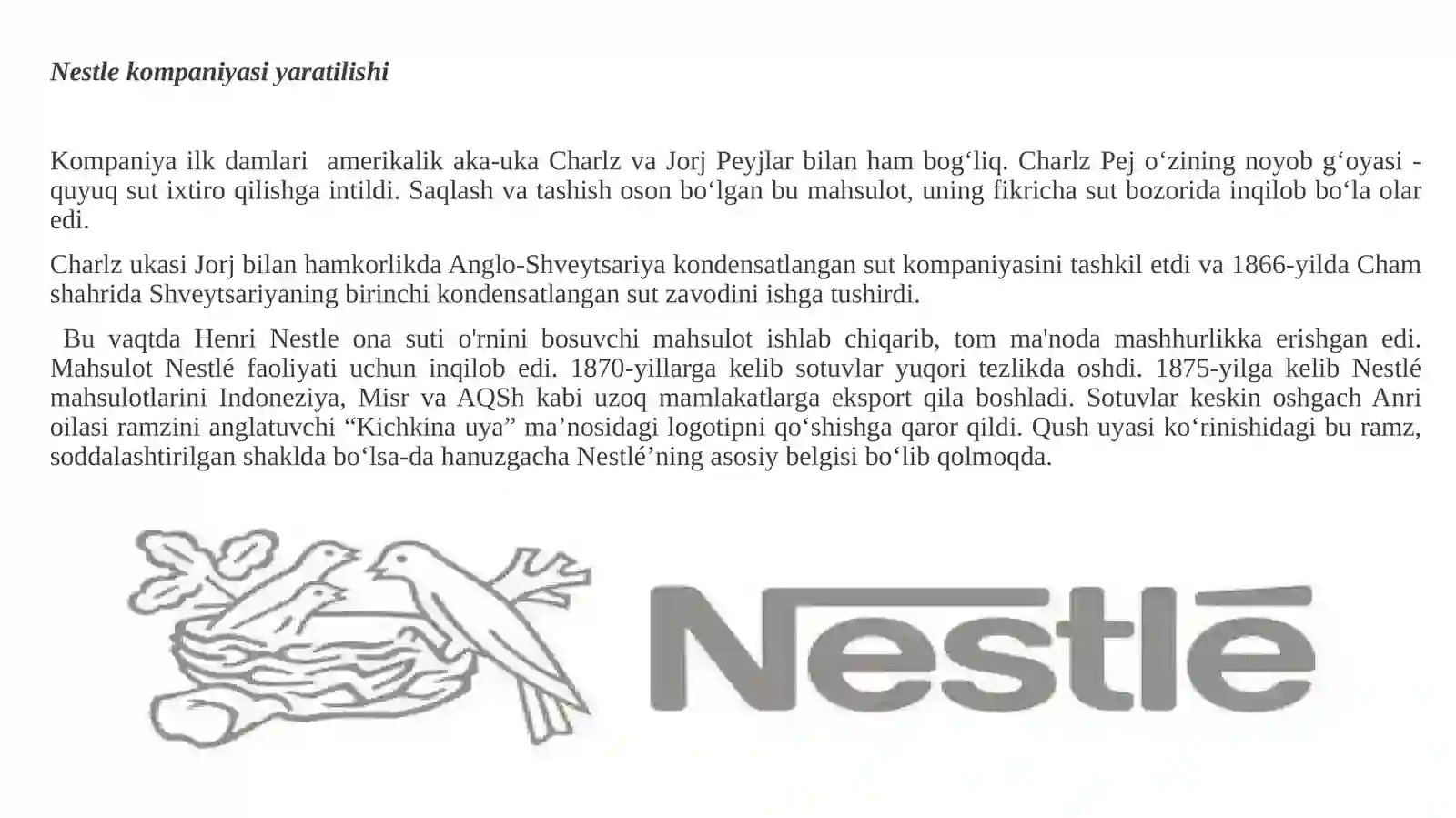 Nestle kompaniyasi 4