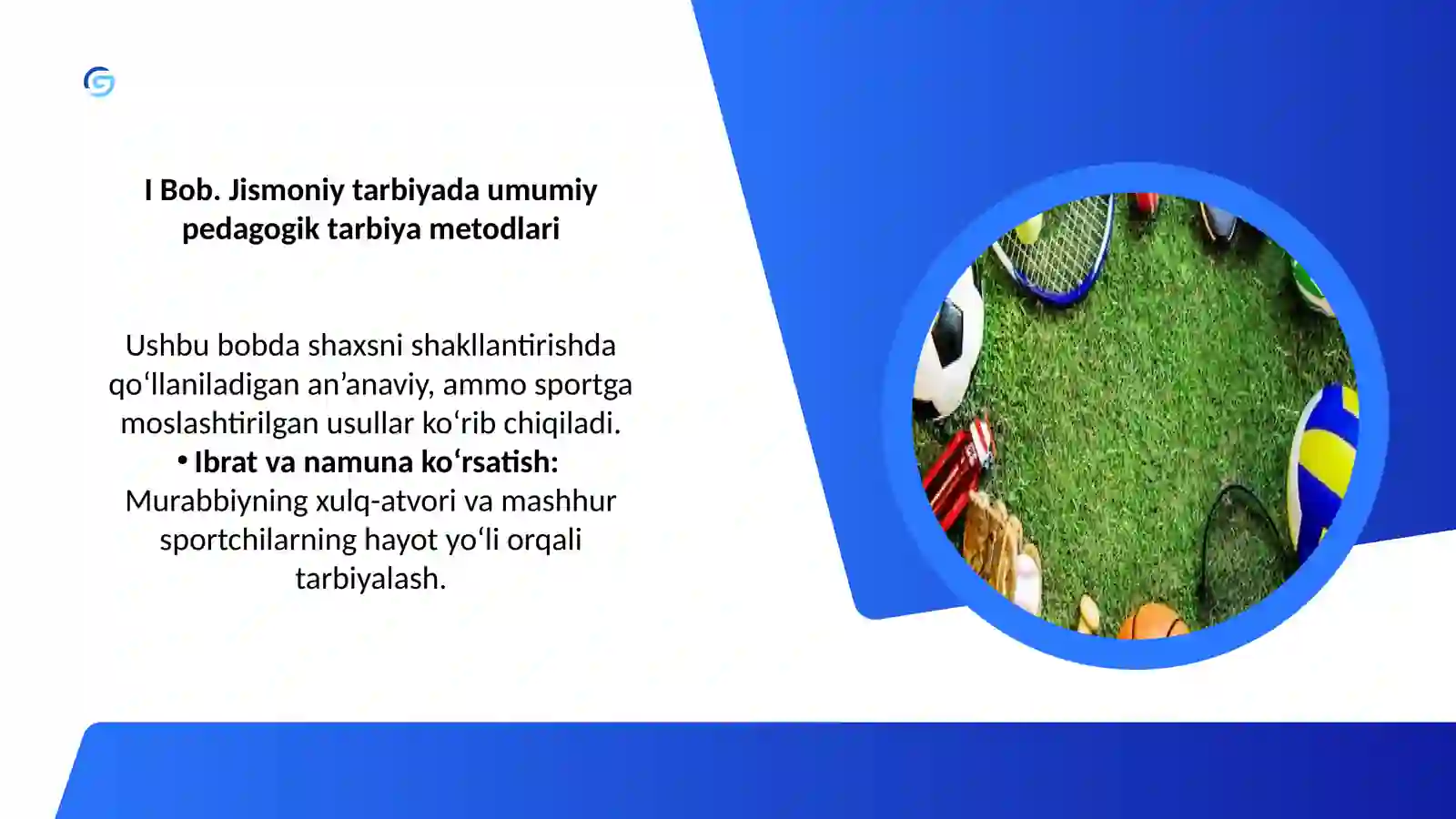Jismoniy tarbiya va sport sohasida qo`llaniladigan tarbiya metodlari 4