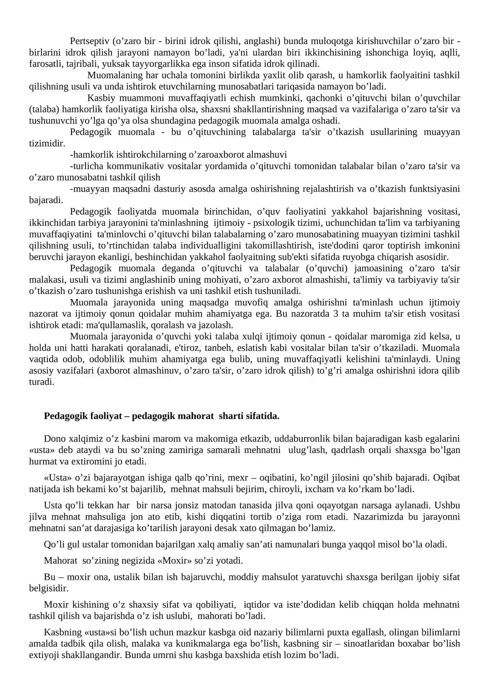 Pedagogik kasbi va uning vazifalari 4
