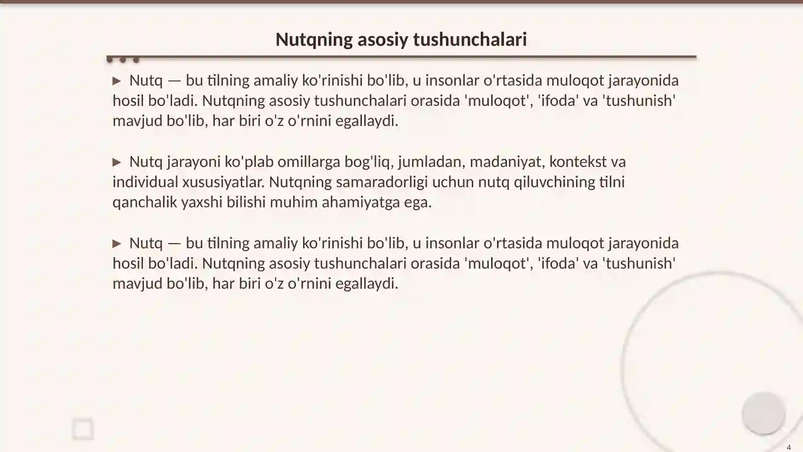 Til va nutq 4