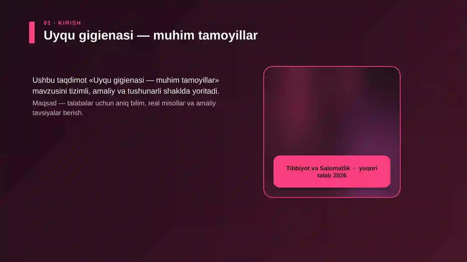 Uyqu gigienasi — muhim tamoyillar 4