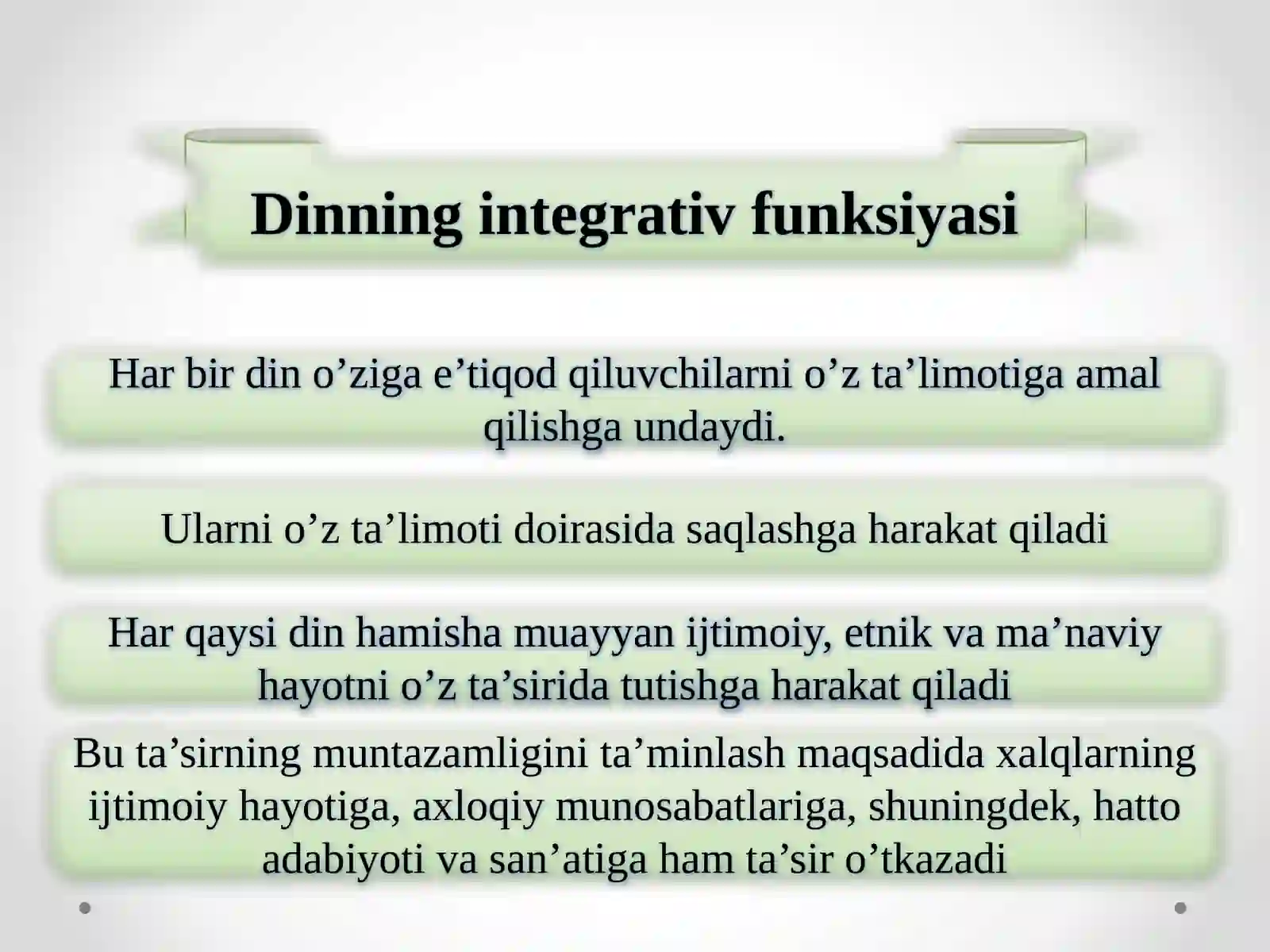 DIN VA MA’NAVIYAT 4