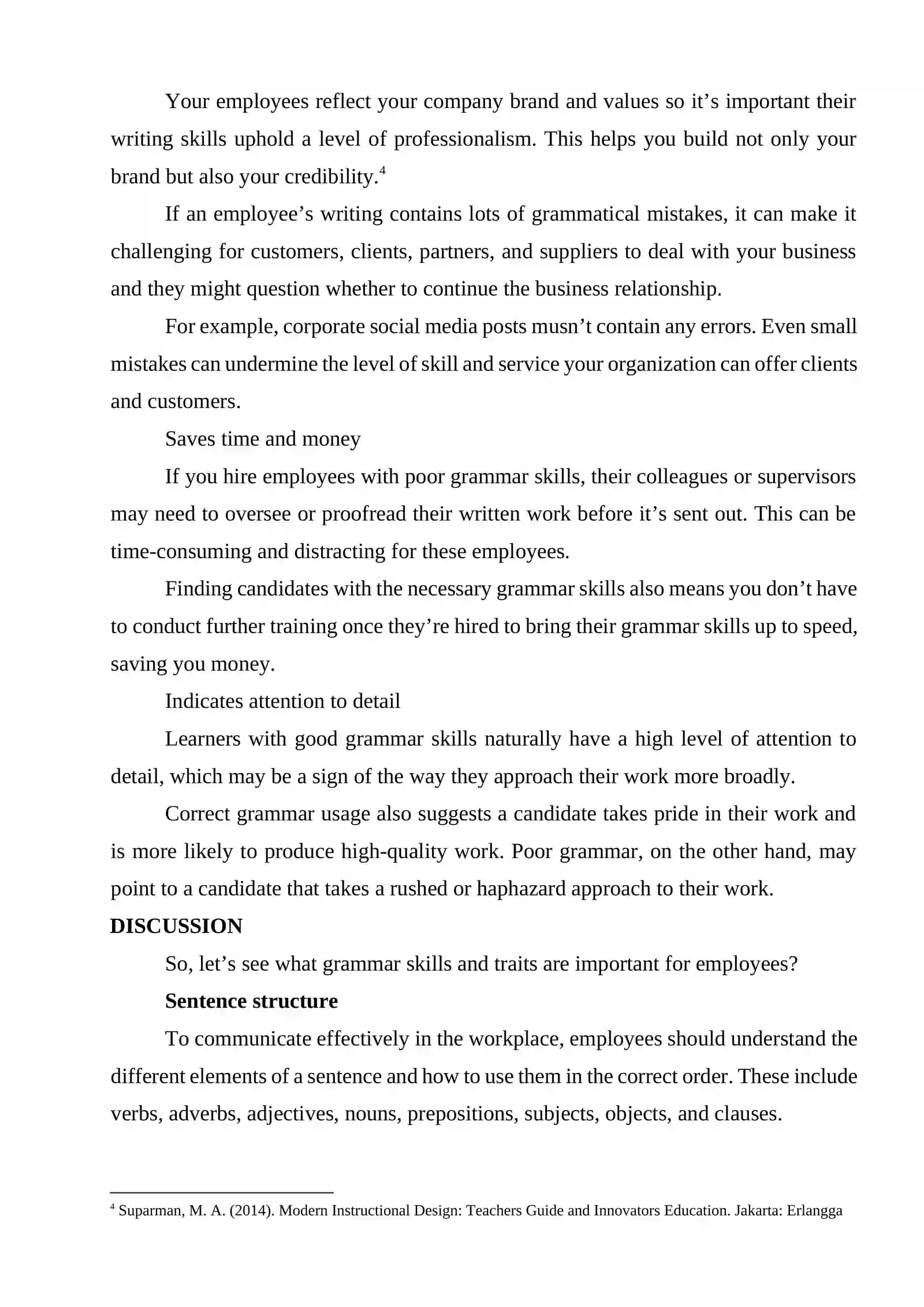 GRAMMAR assessment methods 4