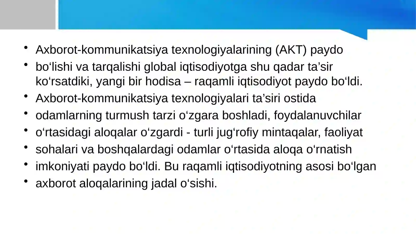 RAQAMLI IQTISODIYOTNING ASOSIY TEXNOLOGIYALARI 4