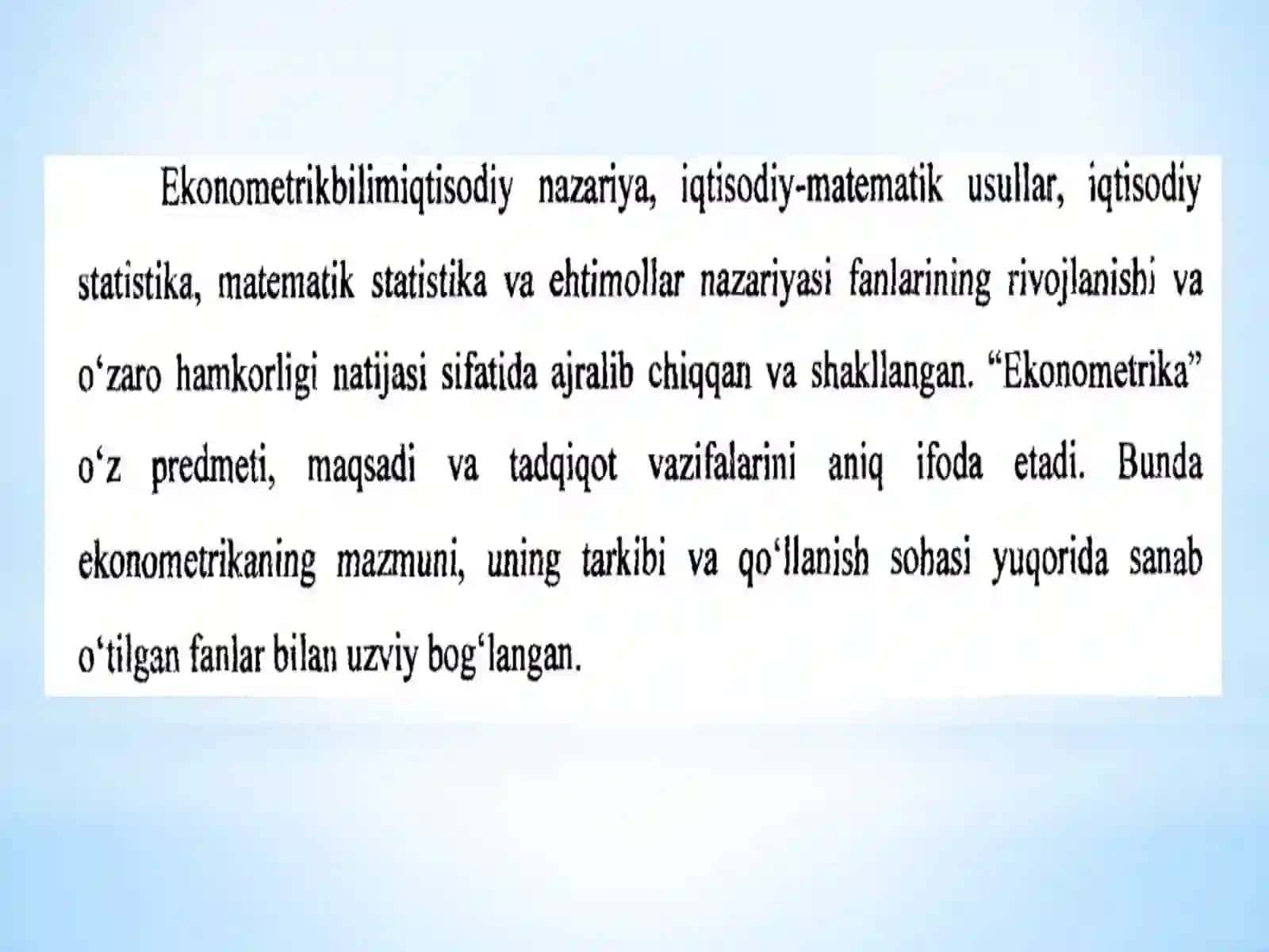 Ehtimollik va statistika ni takrorlash 4