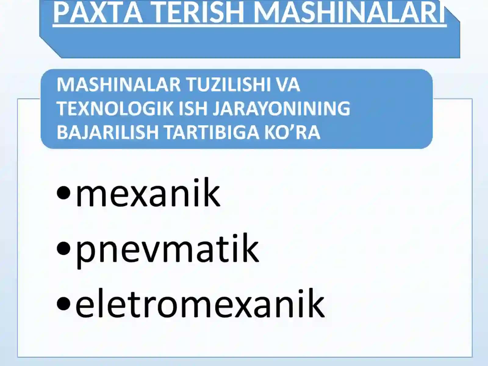 PAXTA TERISH MASHINALARI 4