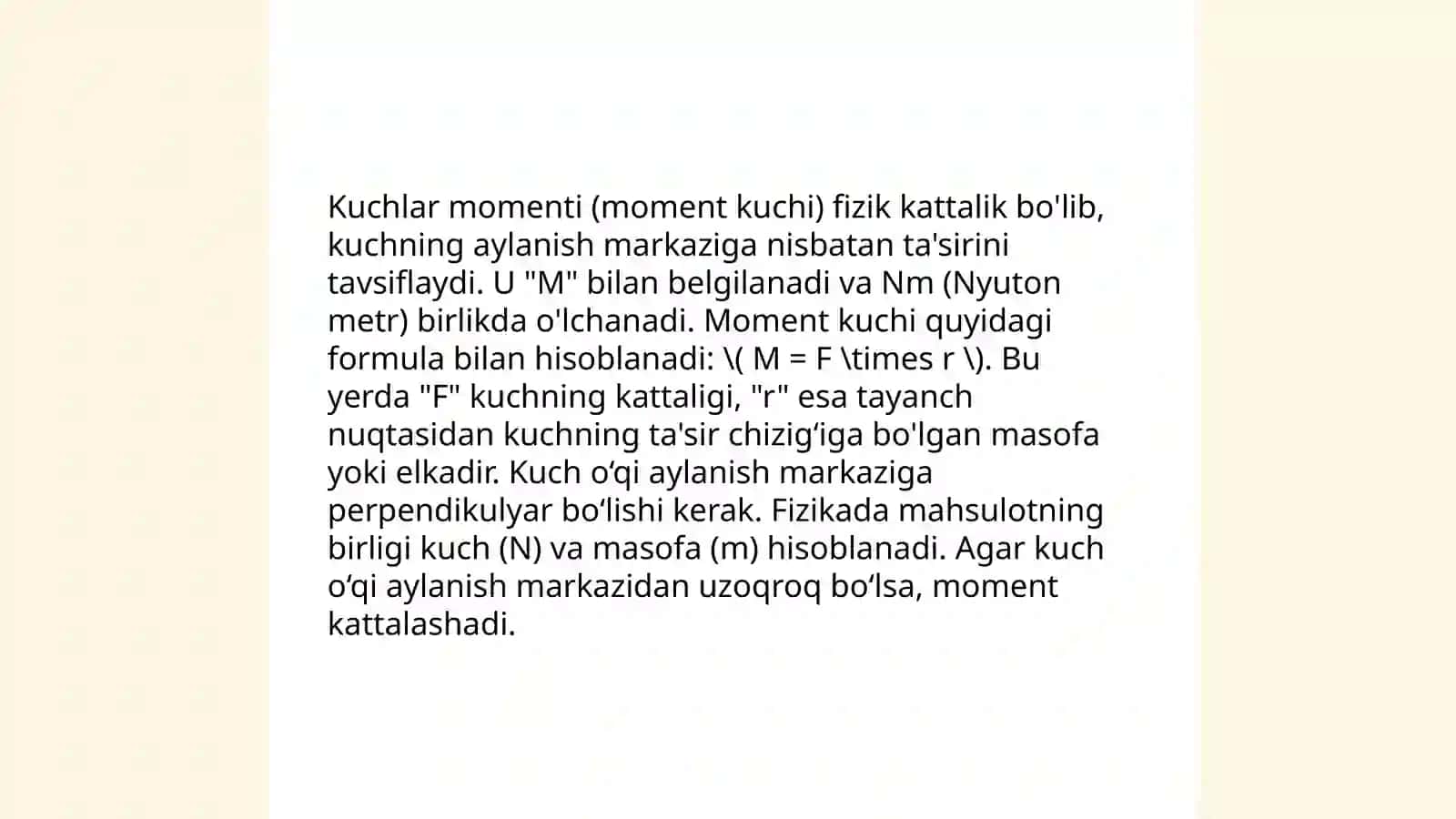 Statika elemetlari 4