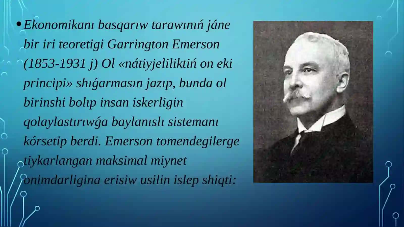 Sharwashılıqta menejement hám islep shıǵarıwdı shólkemlestiriw 4