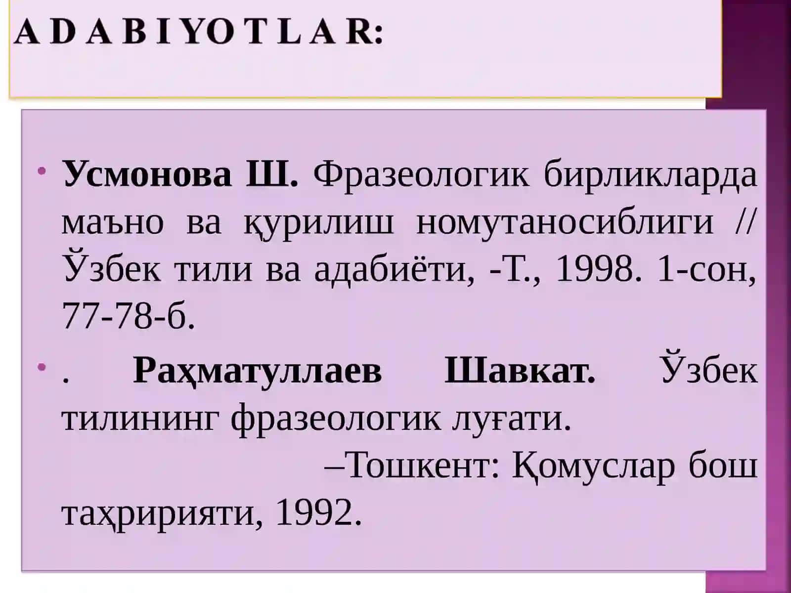FRAZEOLOGIYA 4