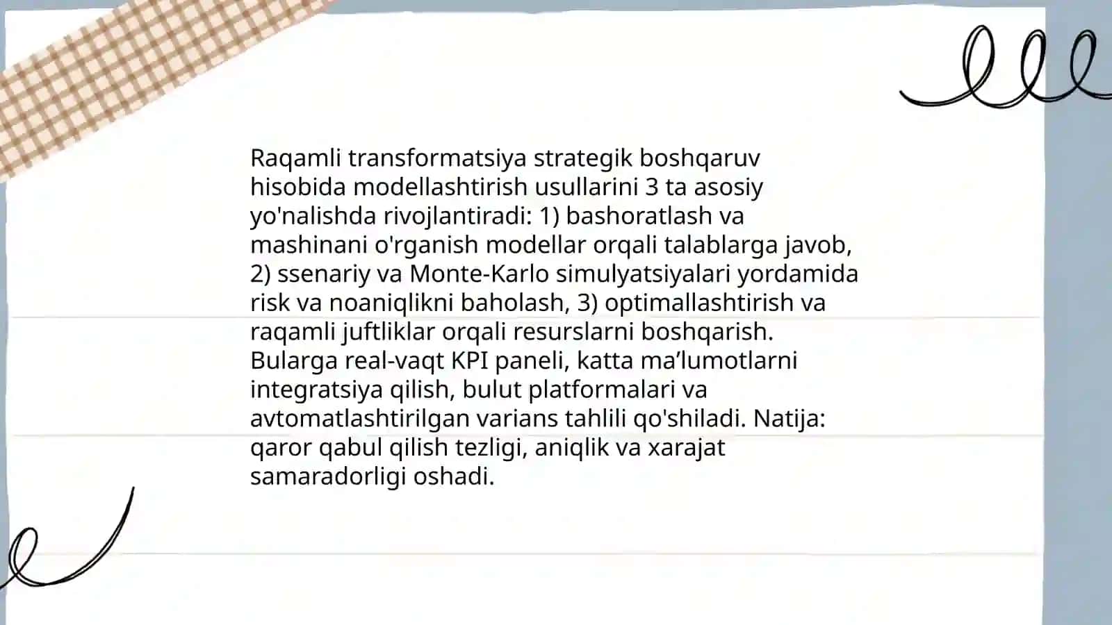 Strategik boshqaruv hisobi tizimida raqamli texnalogiyalar asosida modellashtirish 4