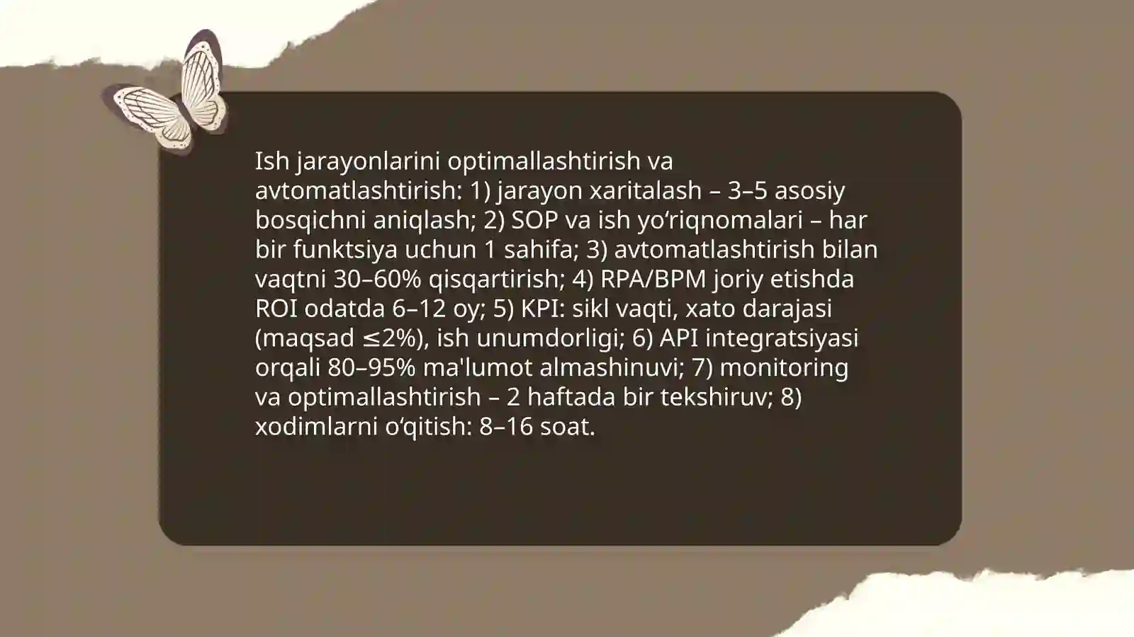Mehnat boshqaruvi va samaradorligini oshirish yoʻllari haqida 4