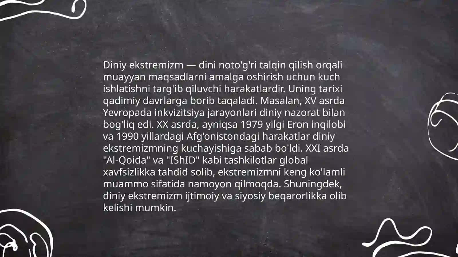 Terrorchilik harakatlarining vujudga kelishi sabablari va tarixi 4