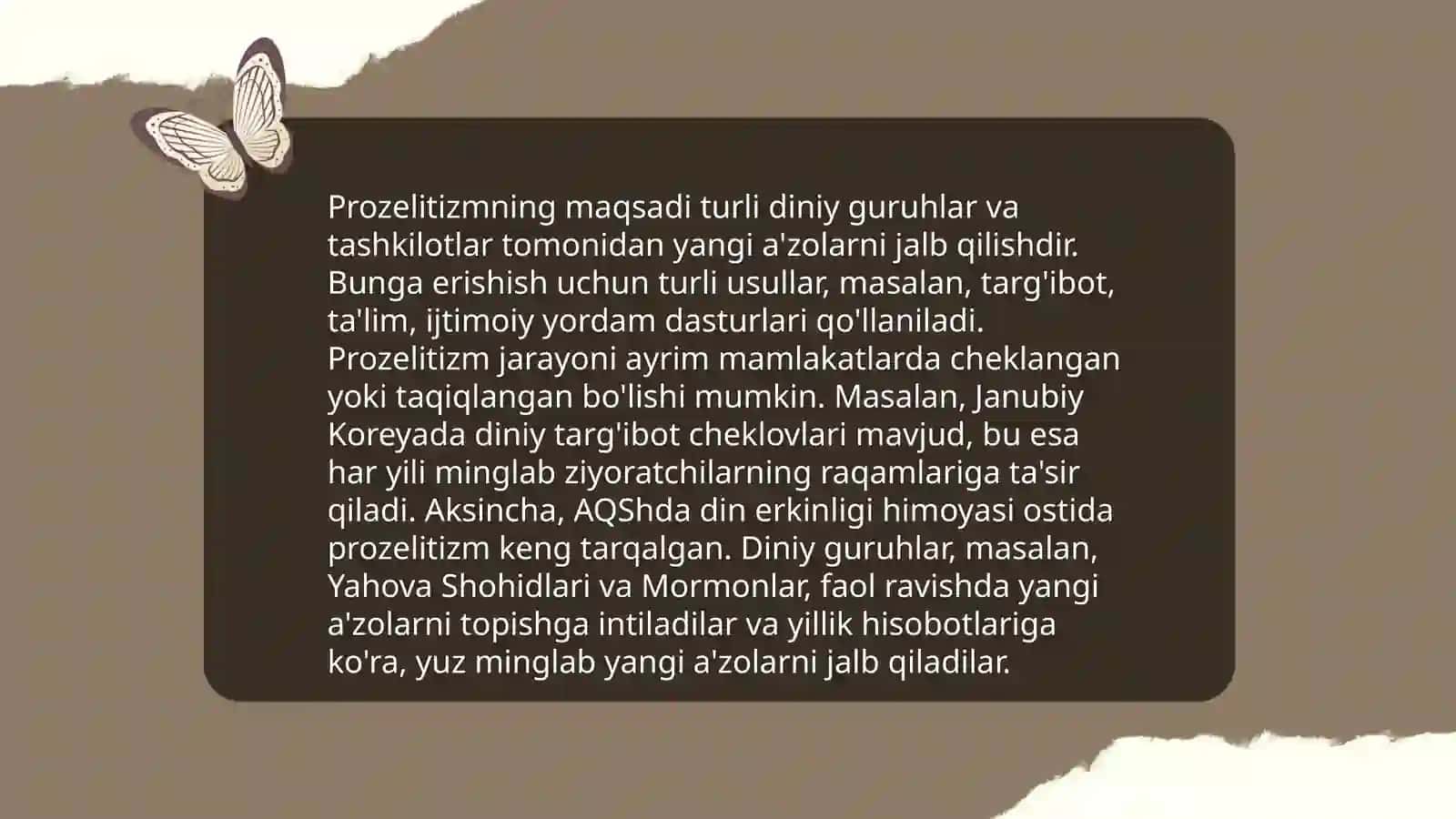 MISSIONERLIK prozeletizmning siyosiy -ijtimoiy xavfi 4