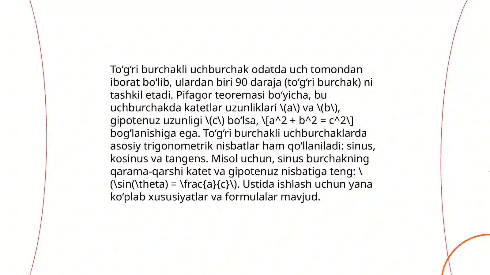 Uchburchakning turlari 4