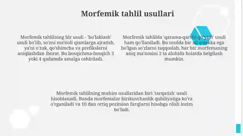 Morfemika 4