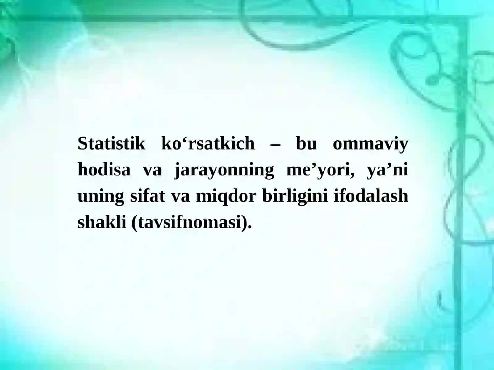 TASVIRIY STATISTIKA KO`RSATKICHLAR 4