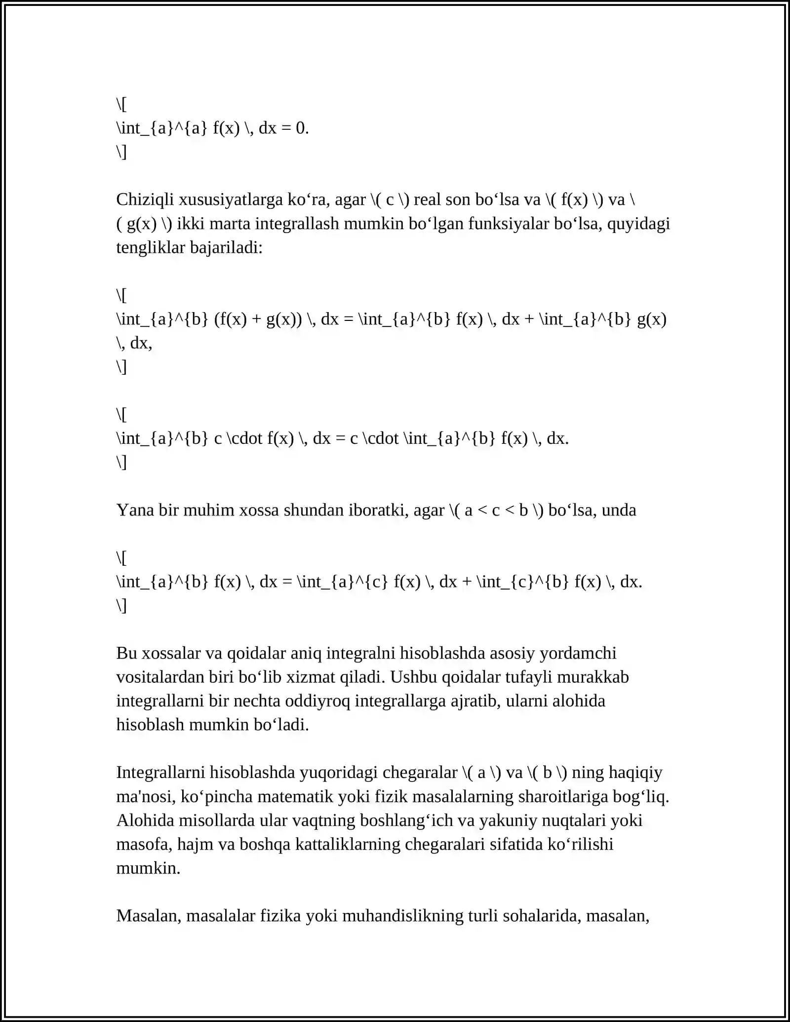 ANIQ INTEGRAL 4