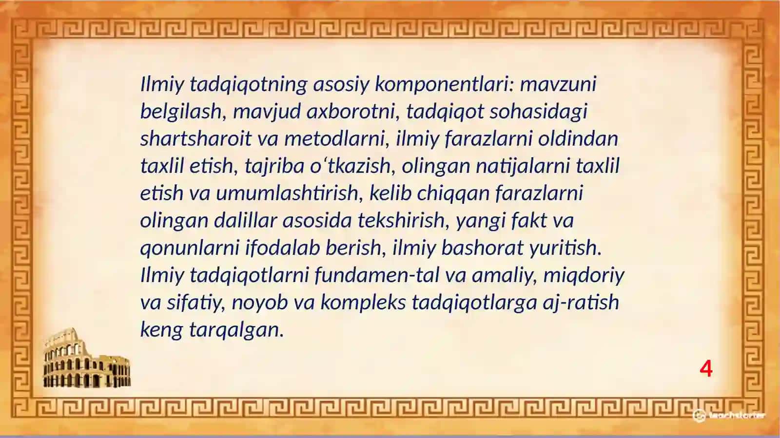 Ilmiy Tadqiqot va Sinergetika 4