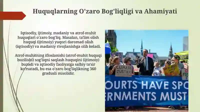 Iqtisodiy, Ijtimoiy, Madaniy va Atrof-muhit Huquqlari 4
