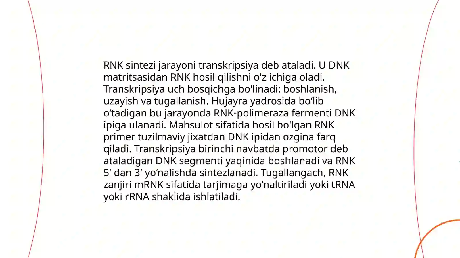Hujayrada DNK va RNK sintezi xromatin va uning faoliyati hujayraning qayta tiklanishi endoreproduksiya 4