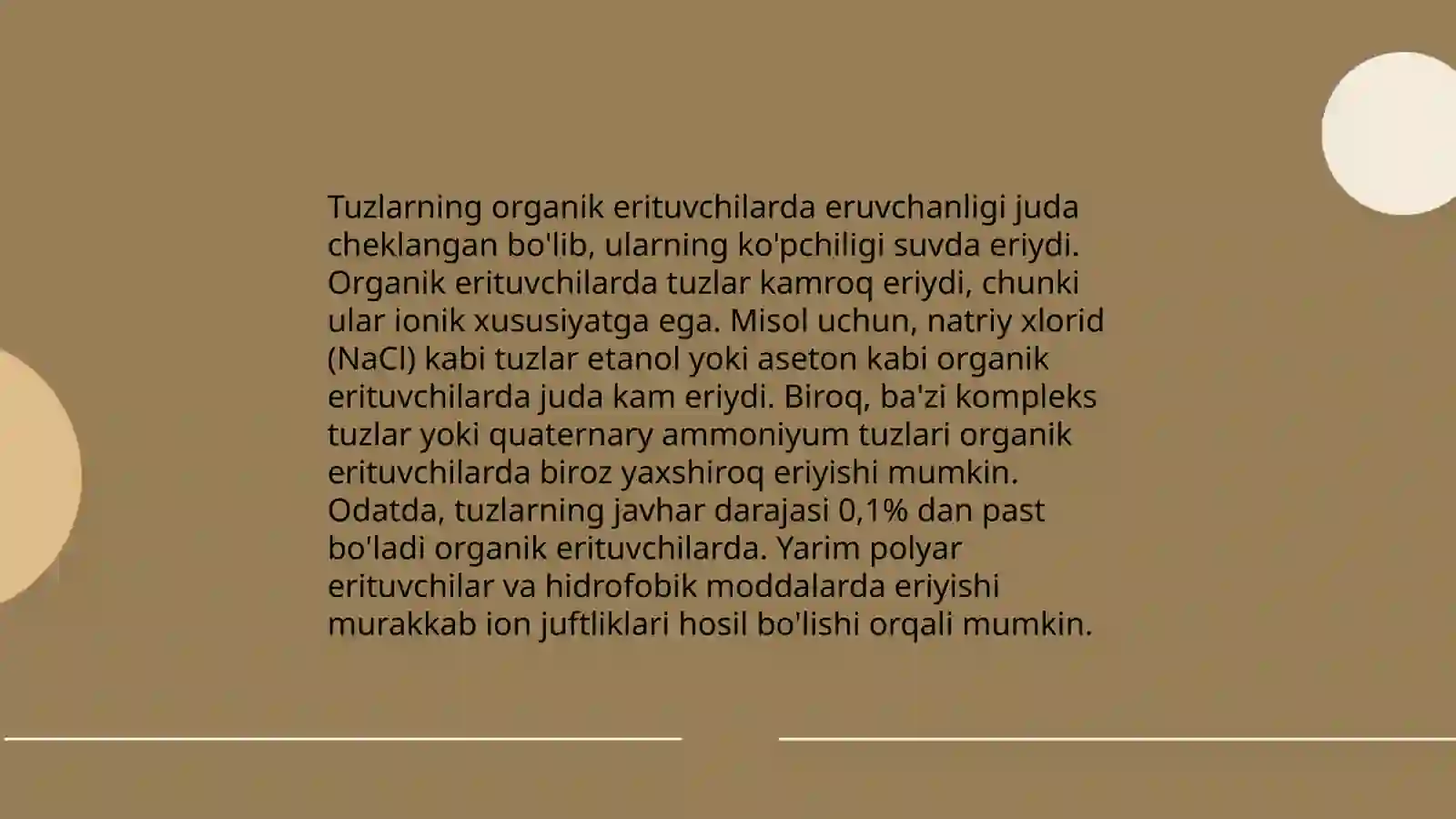 Tuzlarning suvda eruvchanligi 4