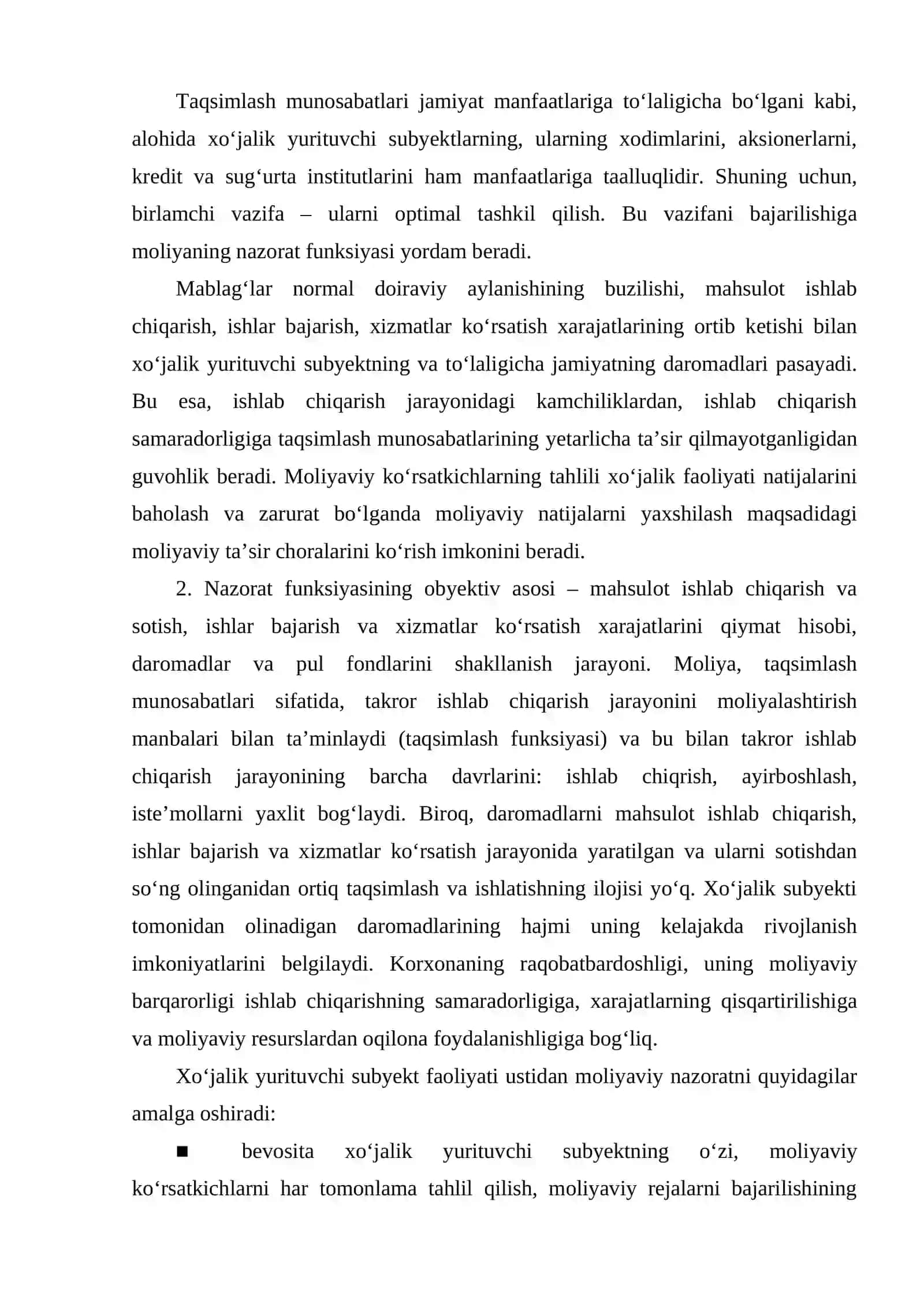 Tijorat Tashkilotlari va Korxonalarining Moliyasi 4