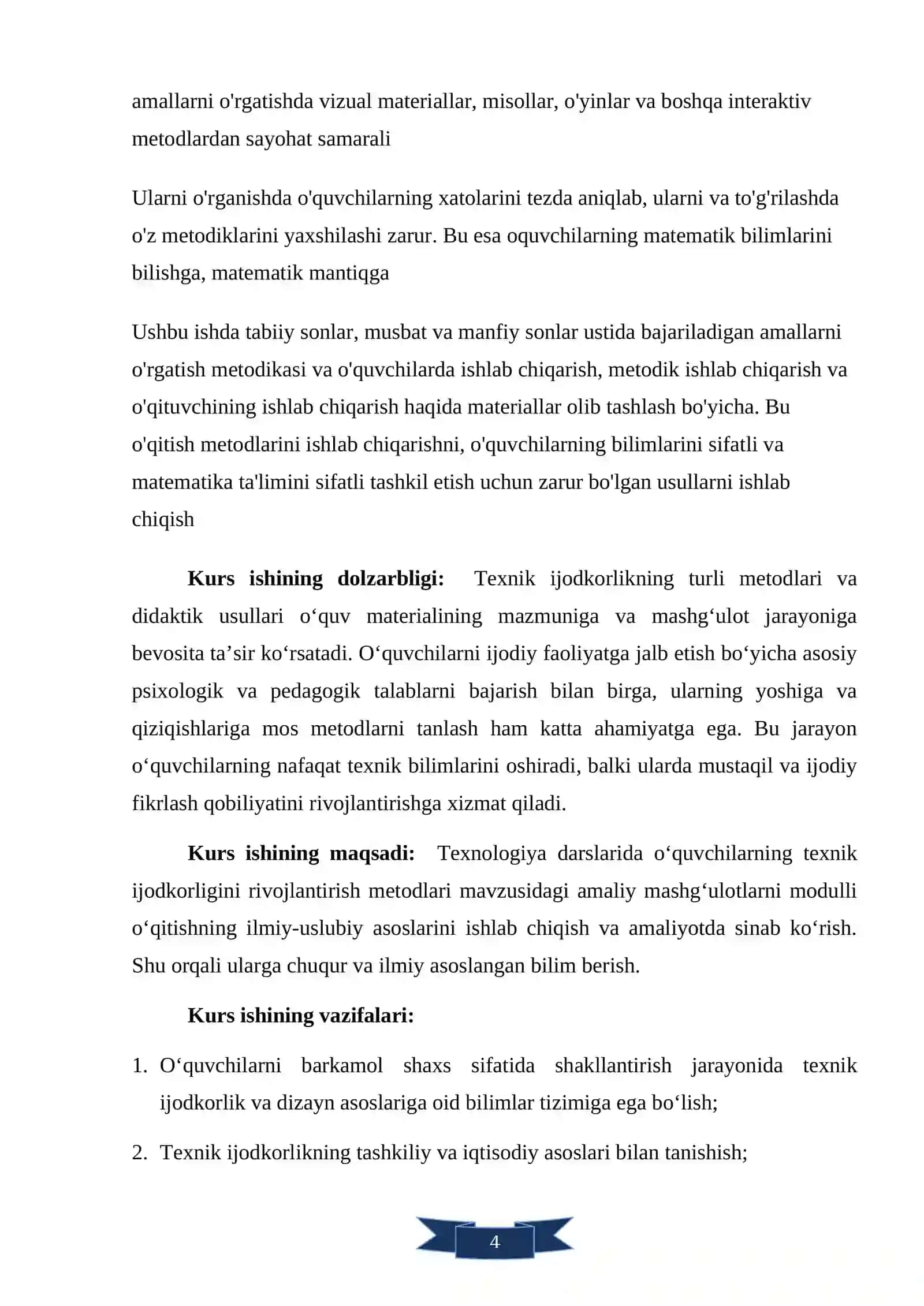 NATURAL SONLAR VA ULAR USTIDA AMALLARNI O’QITISH METODIKASI 4
