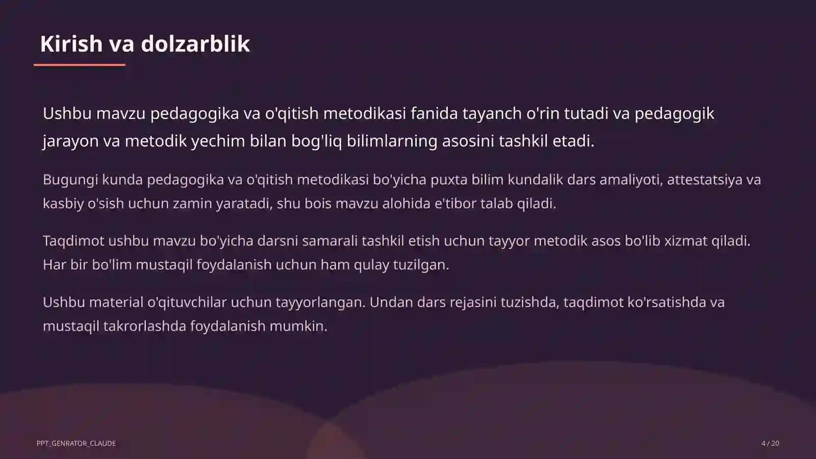 O'qituvchining nutq madaniyati va pedagogik muloqot 4