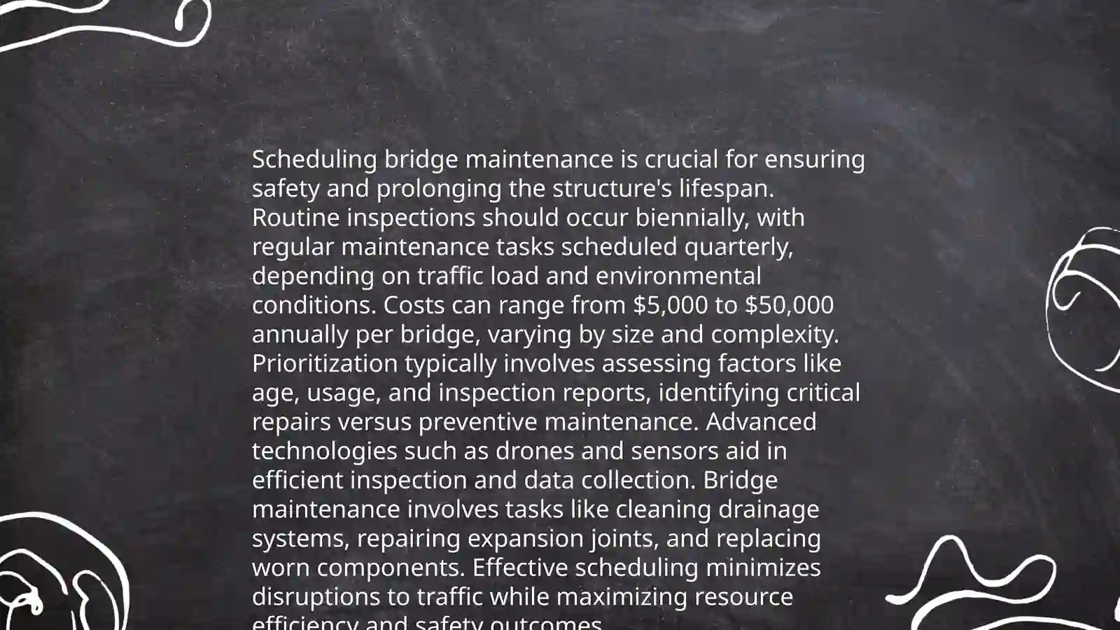 Schedules bridges 4