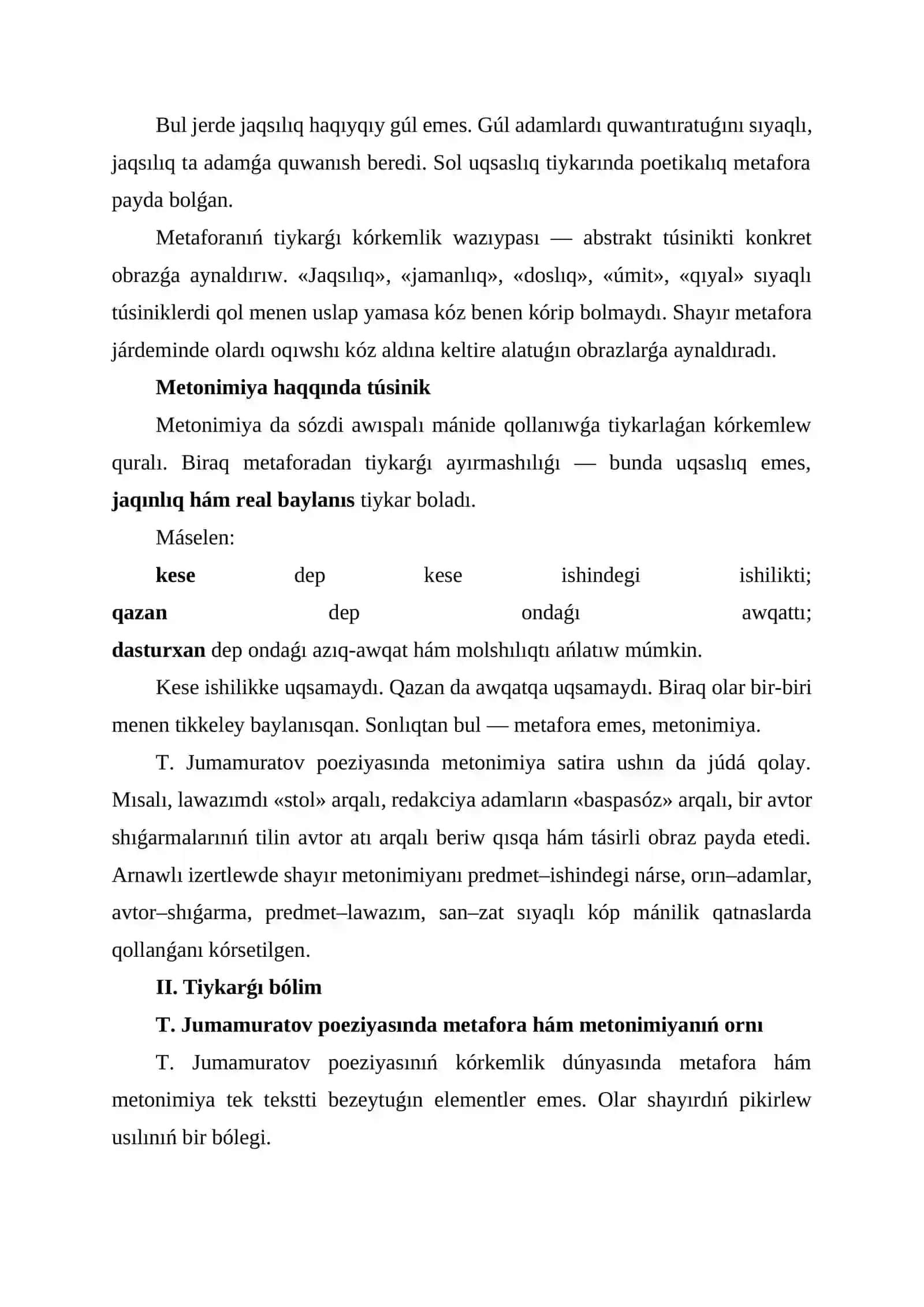 QARAQALPAQ TILI Kórkemlew quralları hám stilistika PÁNINEN 4