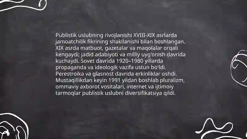 Publistik uslub haqida 4