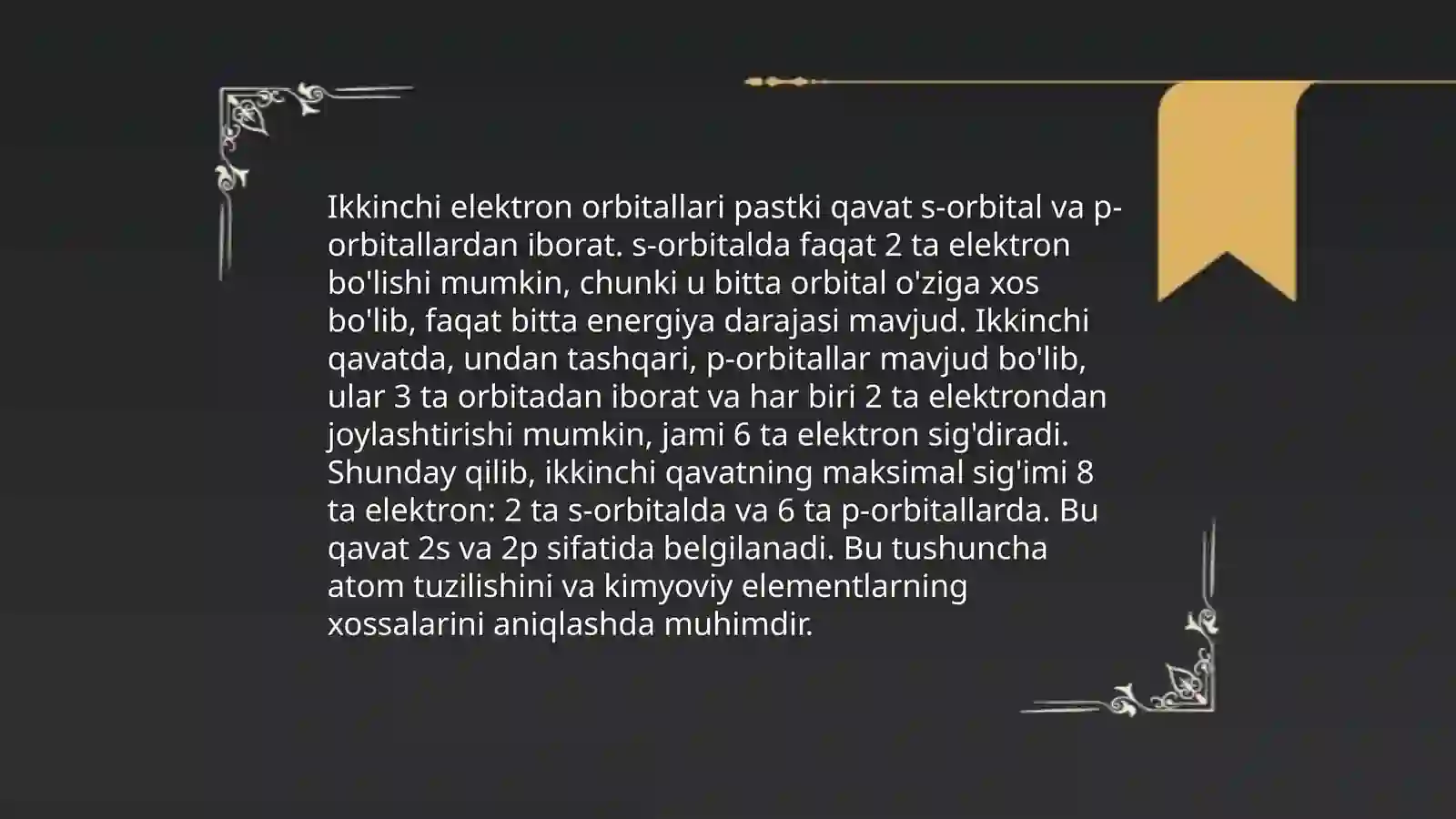 Atom molekulyar talimot. Materiya va uning diskret tuzulishi 4