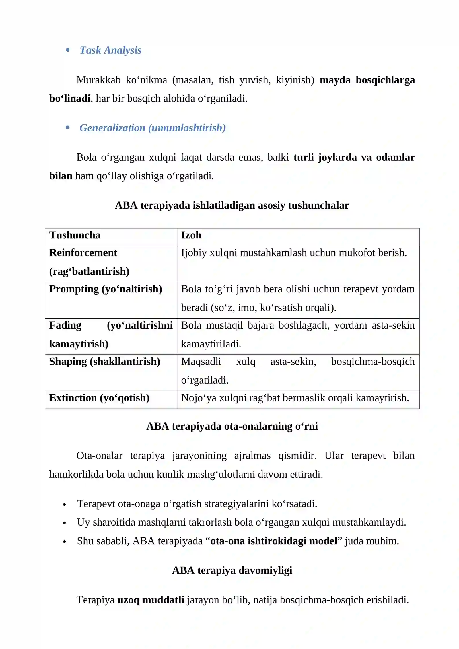 ABA terapiya haqida 4