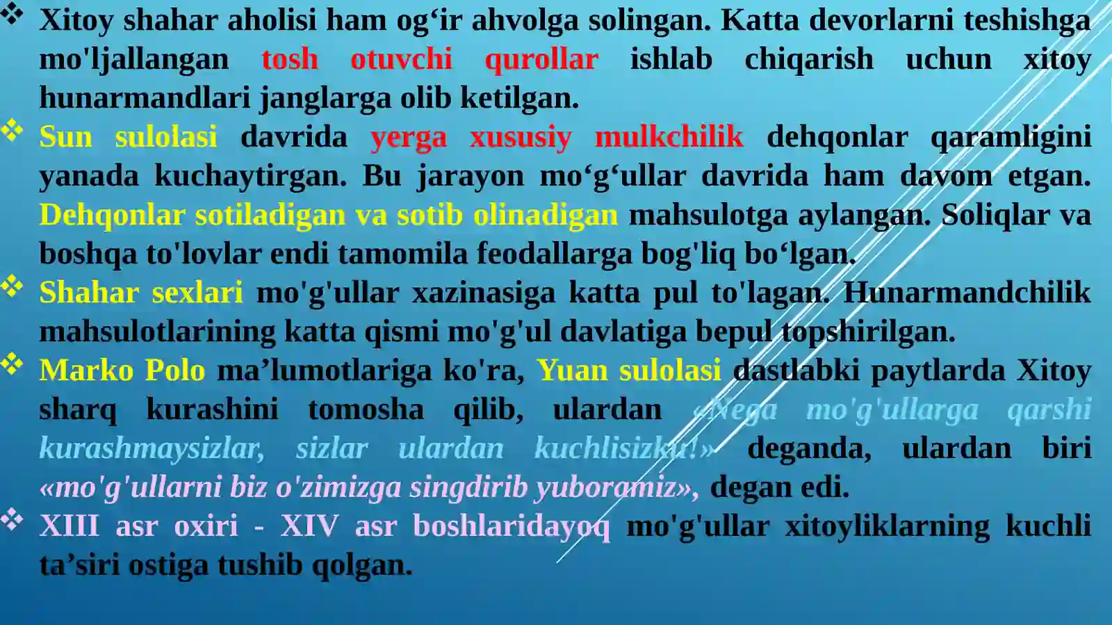 XI-XV asrlarda Xitoy 4