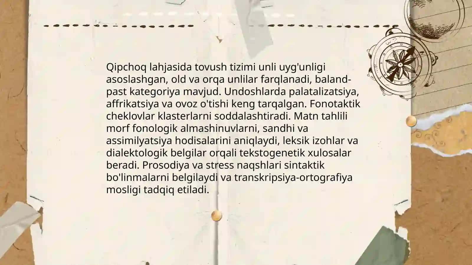 Qarluq,qipchoq va oʻgʻiz lahjasidagi matnlar tahlili 4