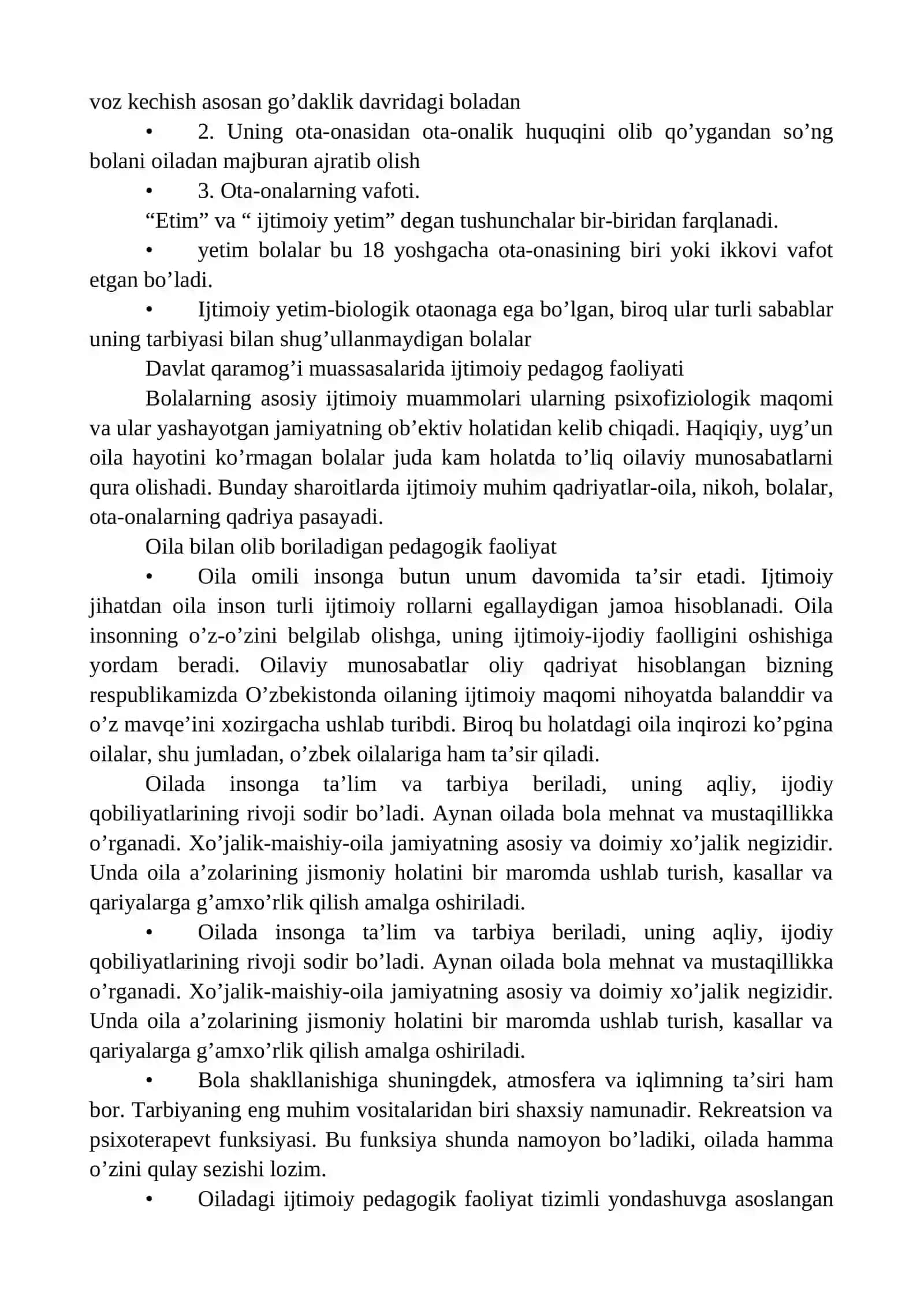 Ijtimoiy pedagogik faoliyat turlari 4