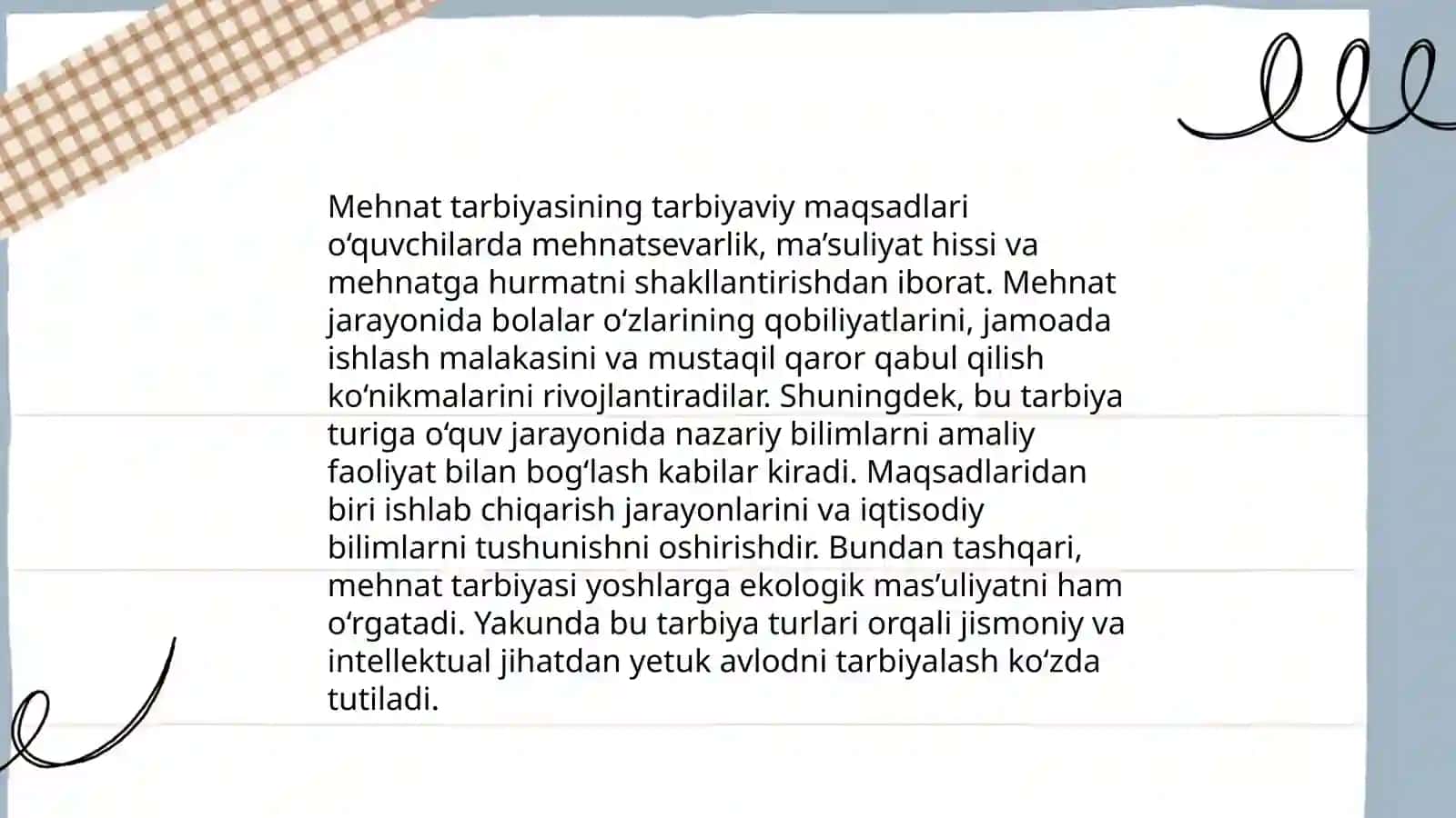 Mehnat tarbiyasi 4