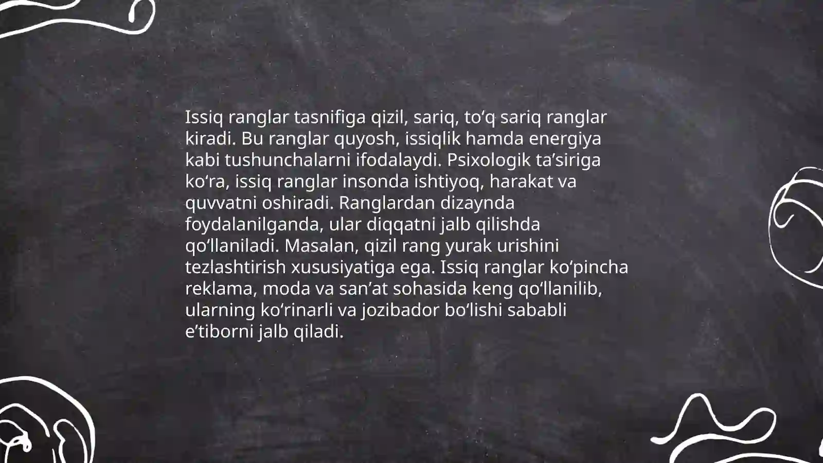 Issiq va sovuq ranglar 4