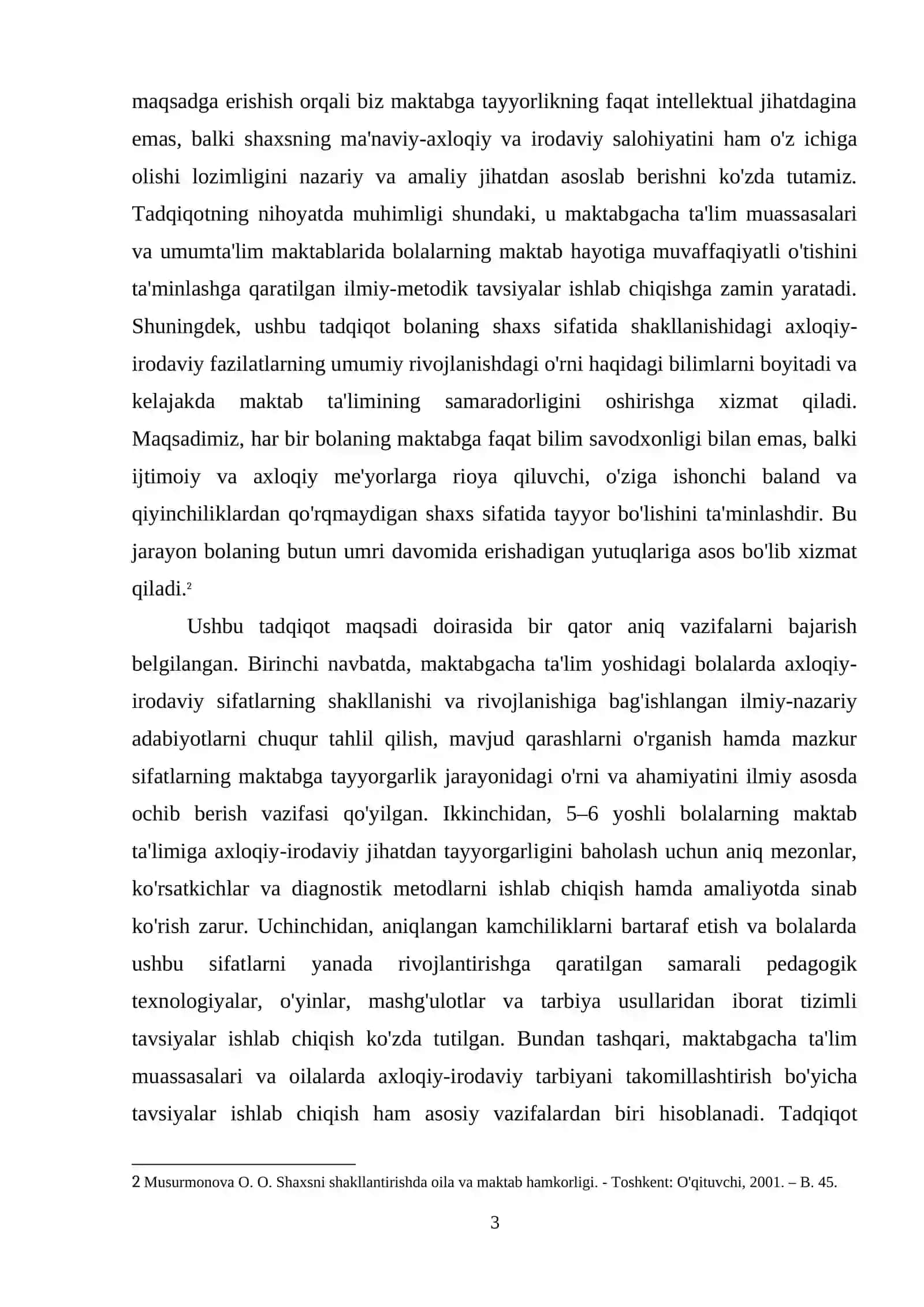 Maktabgacha 5–6 yoshli bolalarning maktab ta’limiga yetukligidagi axloqiy-irodaviy tayyorligining ahamiyati 4