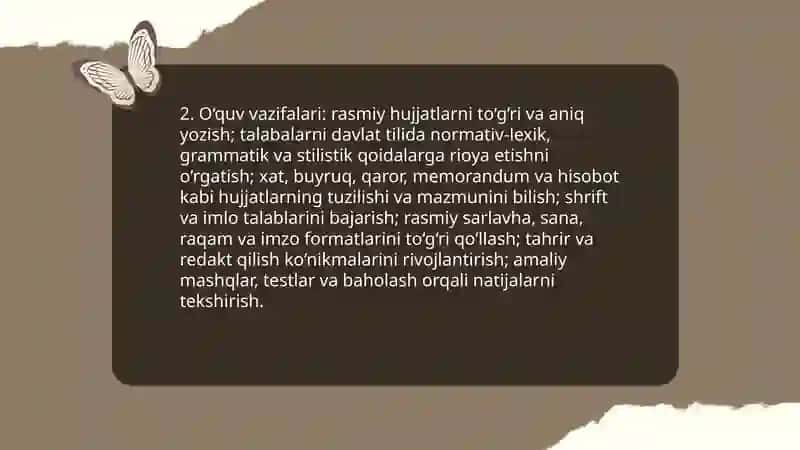 Davlat tilida ish yuritish 4