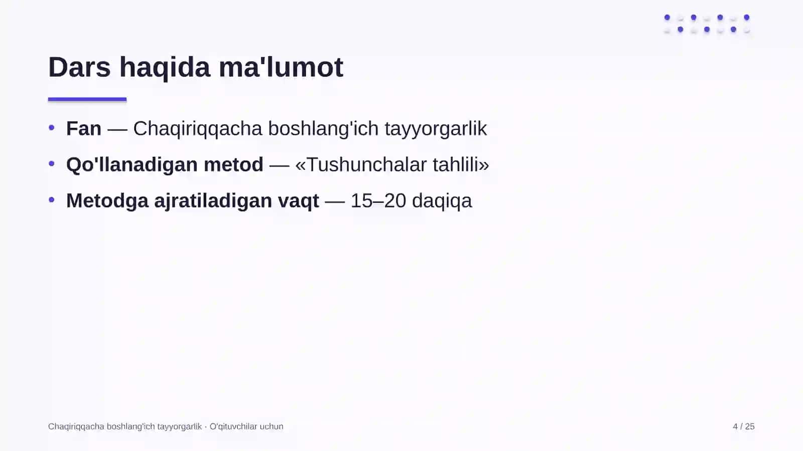 chaqiriqqacha boshlang'ich tayyorgarlik darslarida tushunchalar tahlili metodidan foydalanish 1862 4
