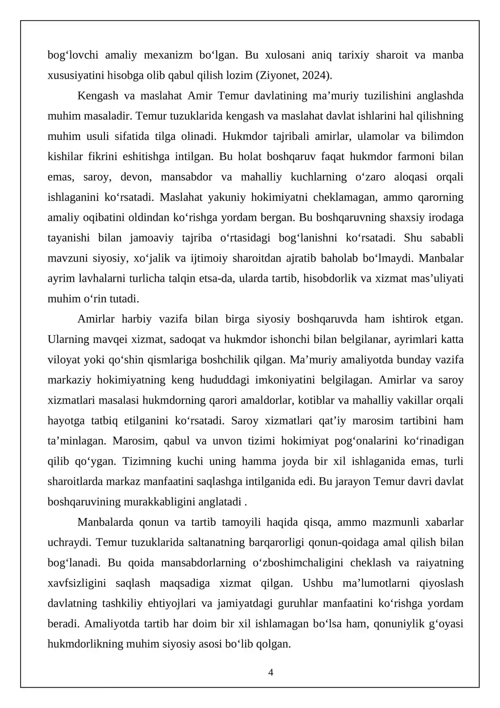 Amir Temur davlatining ma’muriy tuzilishi 4