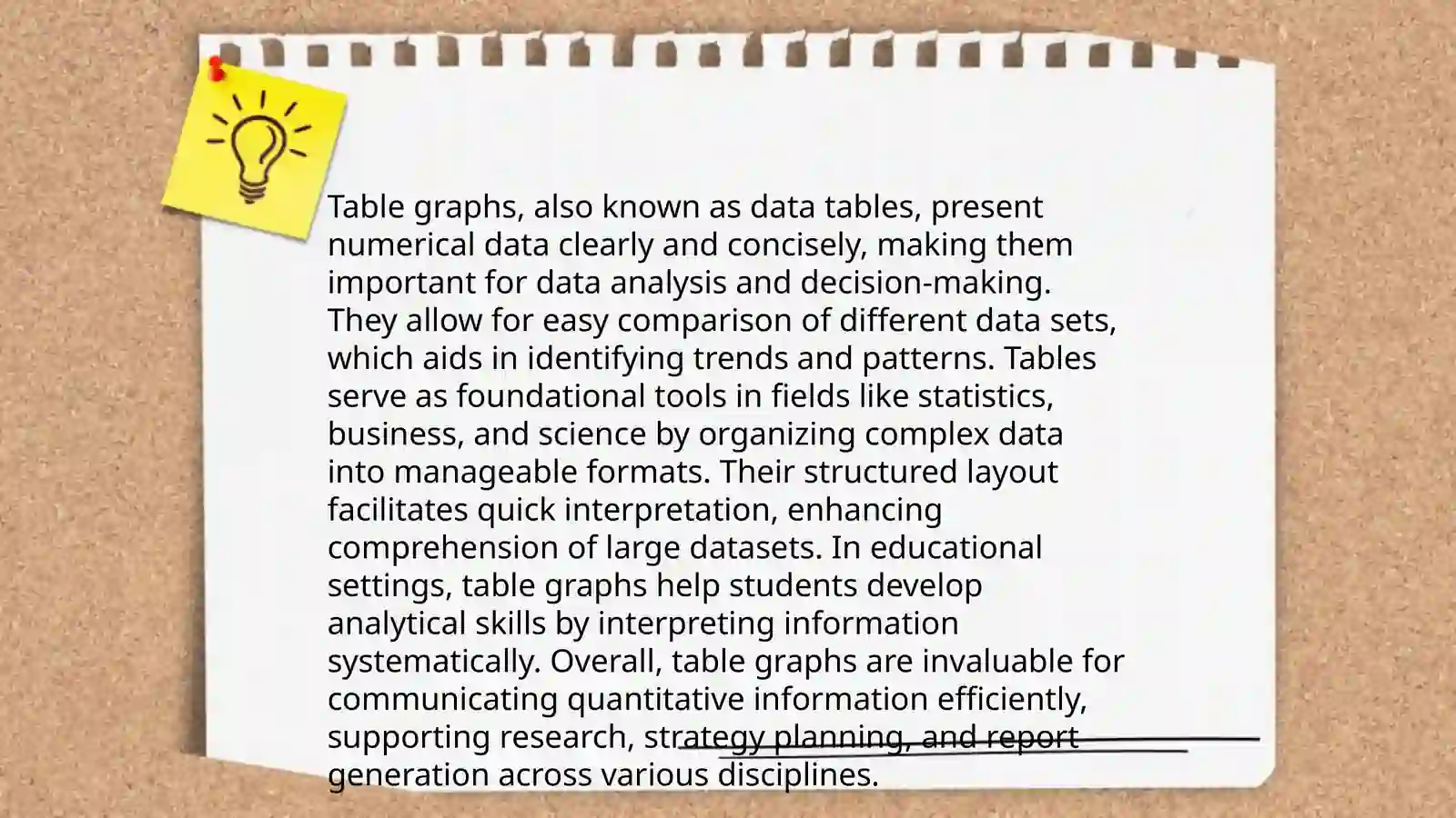 Table graph 4